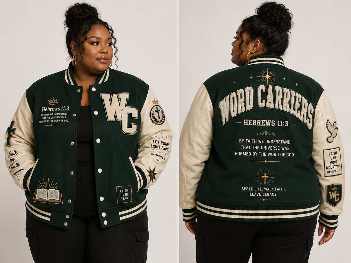 Pre-order Word Carrier Varsity Jacket