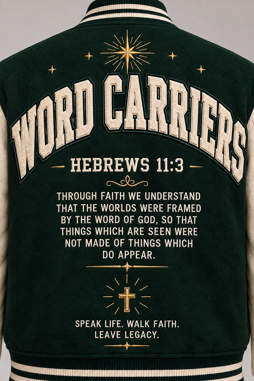 Pre-order Word Carrier Varsity Jacket