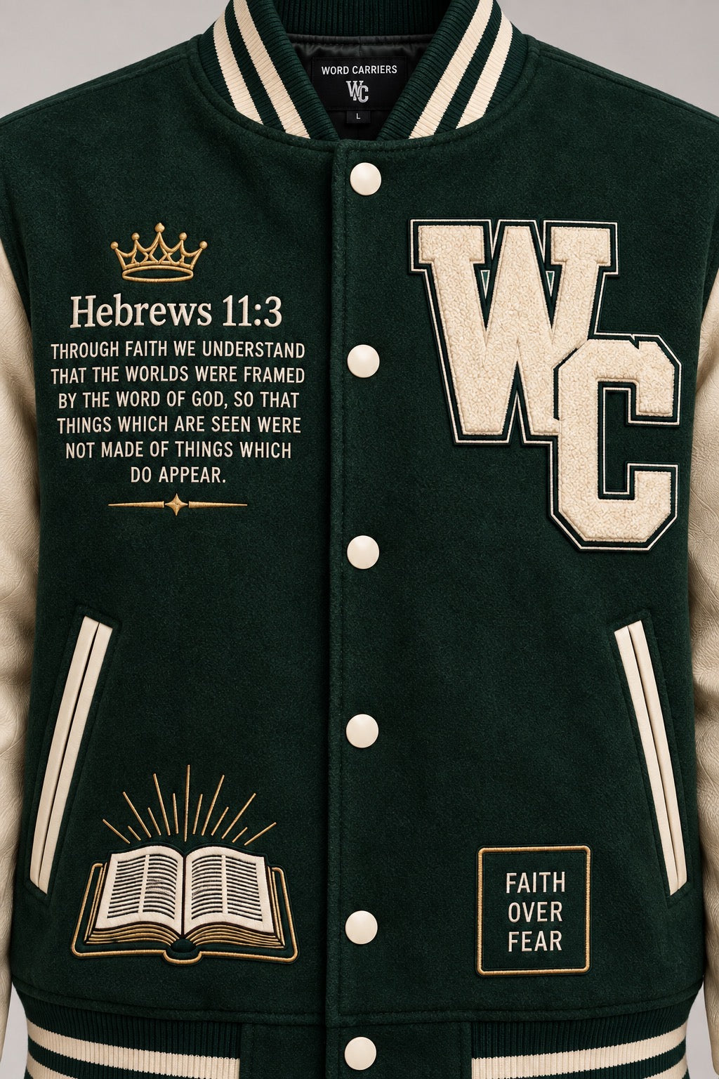 Pre-order Word Carrier Varsity Jacket