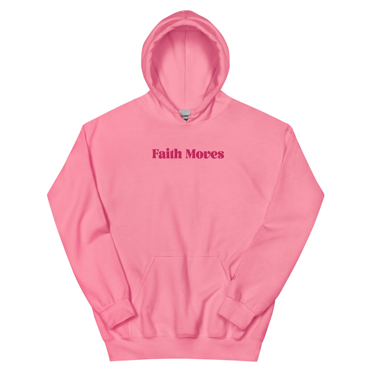 Unisex Pink Faith Moves Hoodie