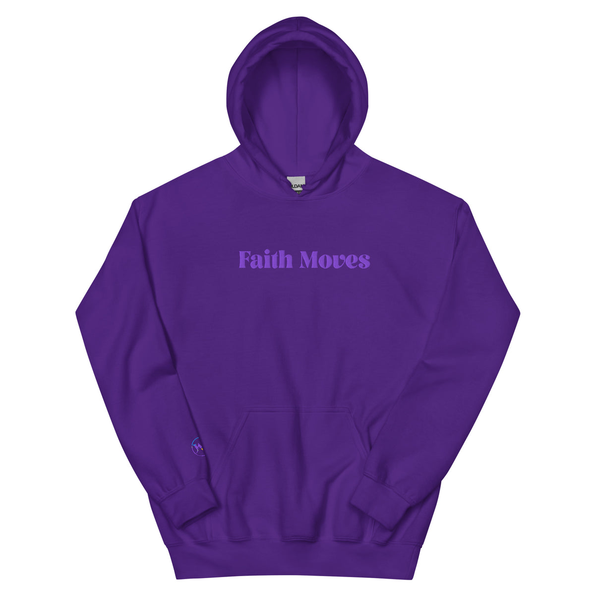 Purple Faith Moves  Hoodie